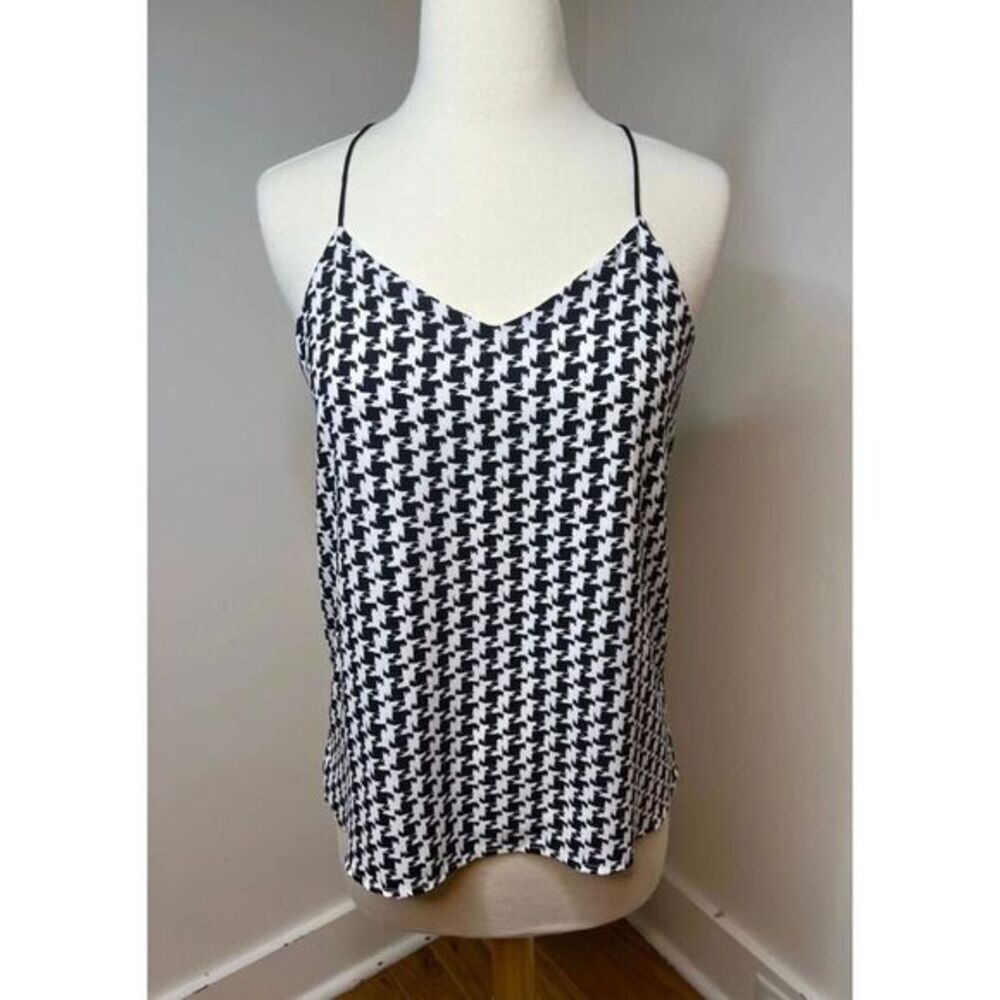 Express Houndstooth Spaghetti Strap‎ Tank Top